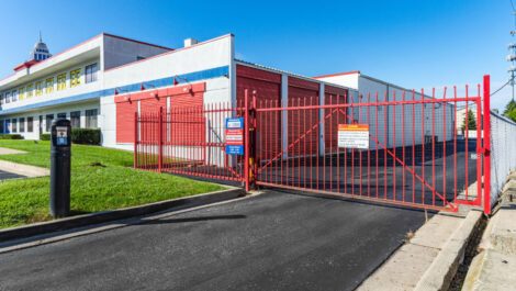 National Storage Center of Redford security gate.
