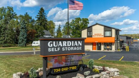 Guardian Self Storage facility in Monroe, MI.