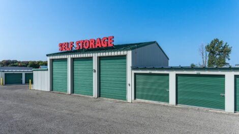 National Storage of Traverse-Silver Lake drive-up units.