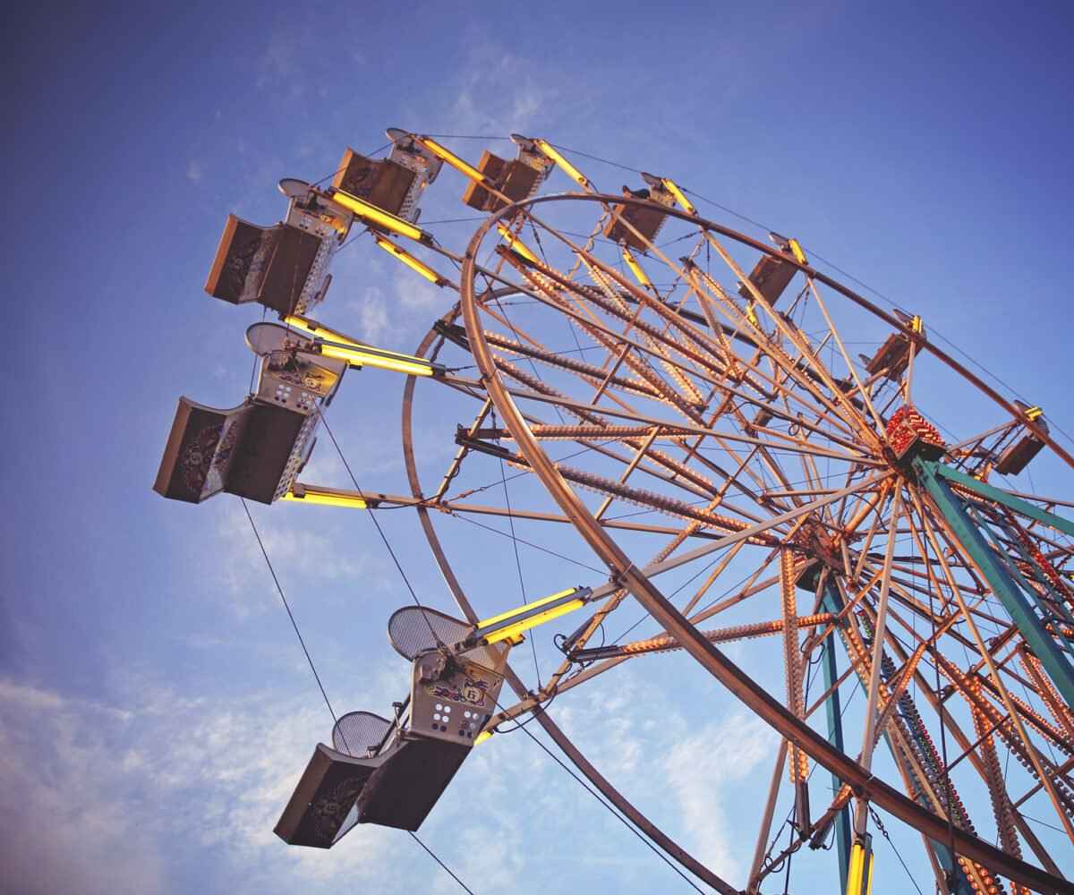 A ferris wheel.