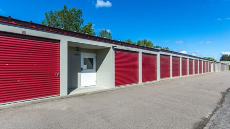 National Storage - Grand River Lyon drive-up storage units.