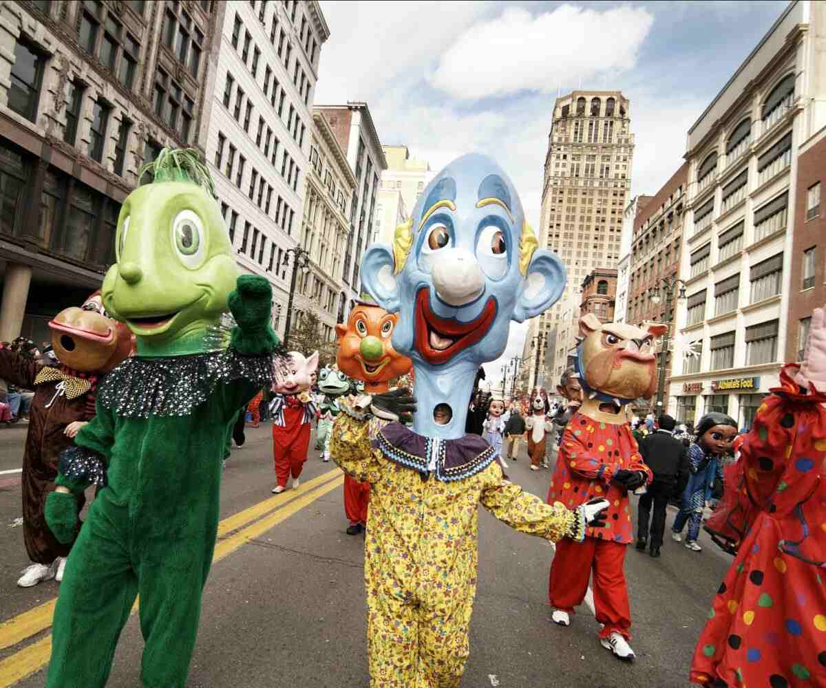 Thanksgiving parade in Detroit.