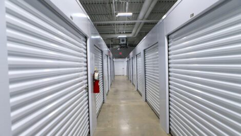Indoor, climate controlled storage units at National Storage in Walker, MI.