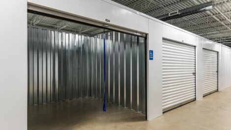 Large, open climate controlled unit at National Storage in Walker, MI.