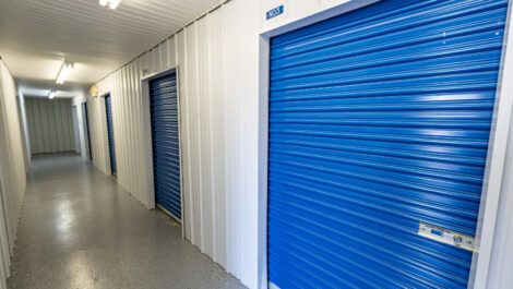 Interior storage units at National Storage on Salem Drive in Owensboro, KY.